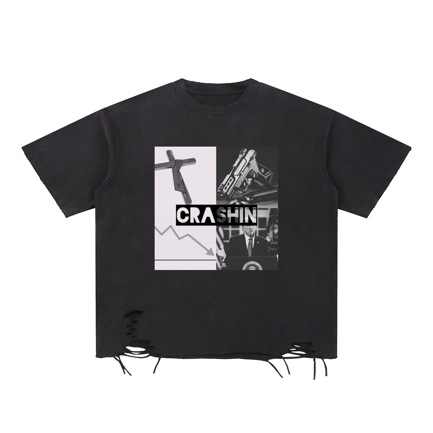 CRASHIN AQUARIUS TEE